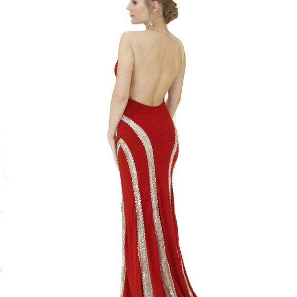 Jovani evening dress, red 8, 90690